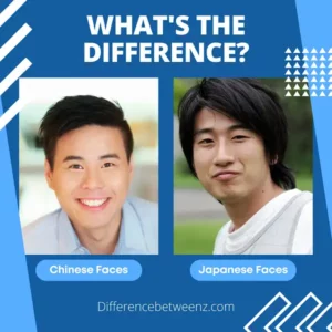 Difference between Chinese Faces and Japanese Faces