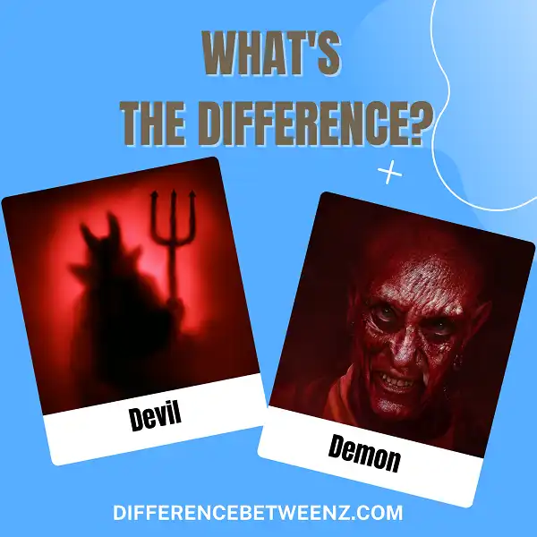 Difference between Devil and Demon