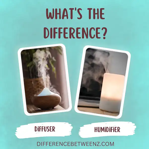 Difference between Diffuser and Humidifier