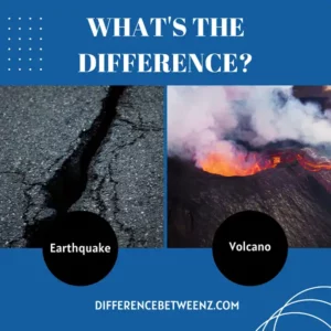 Difference between Earthquake and Volcano