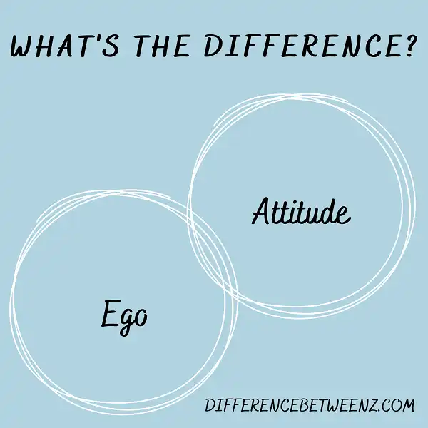 Difference between Ego and Attitude