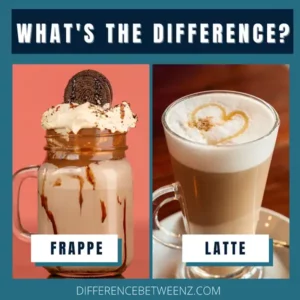 Difference between Frappe and Latte