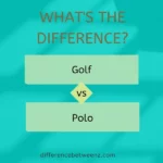 Difference between Golf and Polo