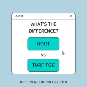 Difference between Gout and Turf Toe