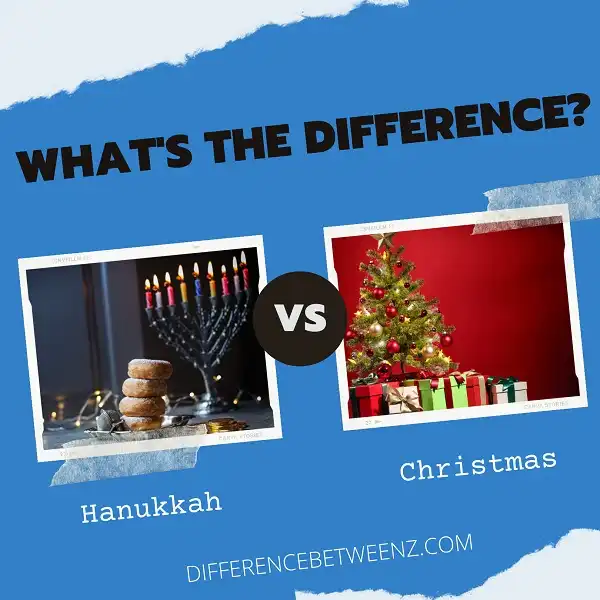Difference between Hanukkah and Christmas