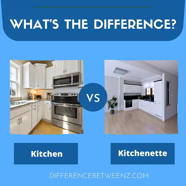 Difference between Kitchen and Kitchenette