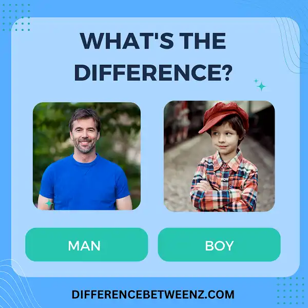 Difference between Man and Boy