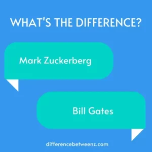 Difference between Mark Zuckerberg and Bill Gates
