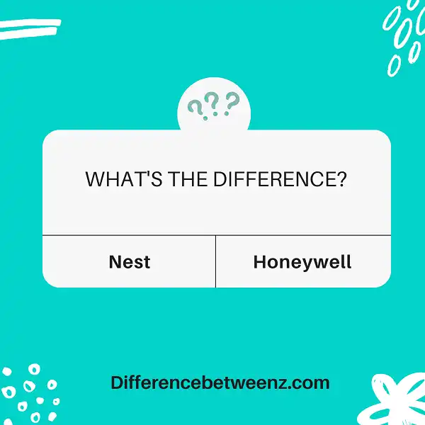 Difference between Nest and Honeywell