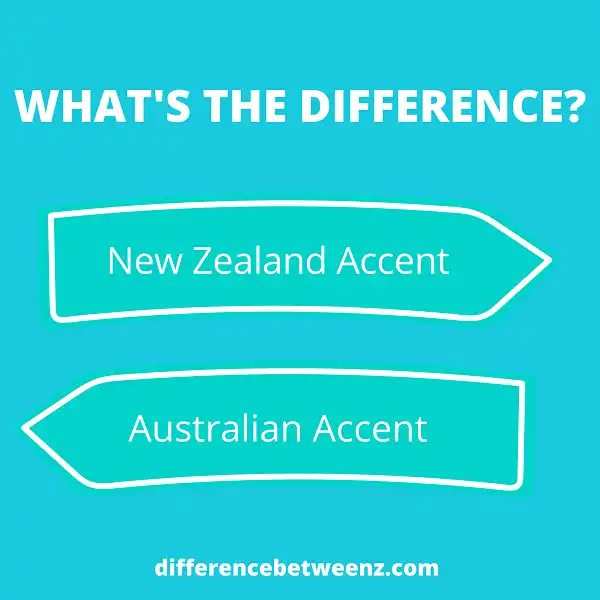 Difference between New Zealand Accent and Australian Accents