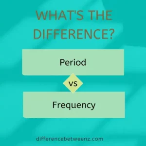 Difference between Period and Frequency