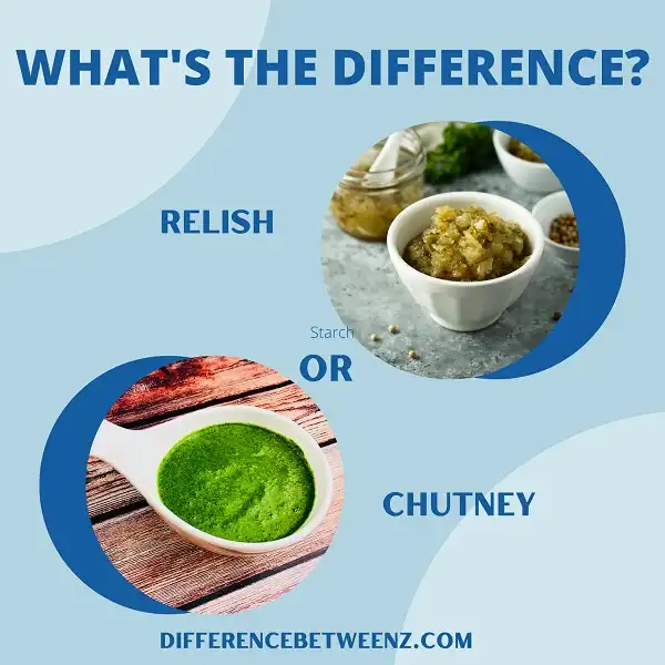 Difference between Relish and Chutney