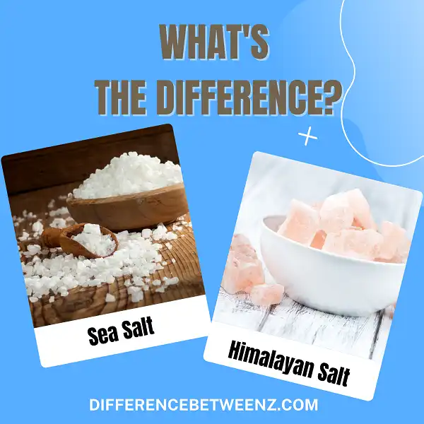 Difference between Sea Salt and Himalayan Salt