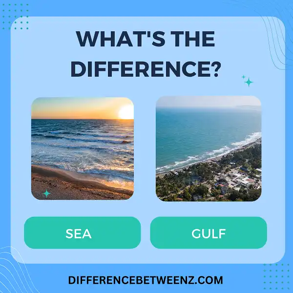 Difference between Sea and Gulf