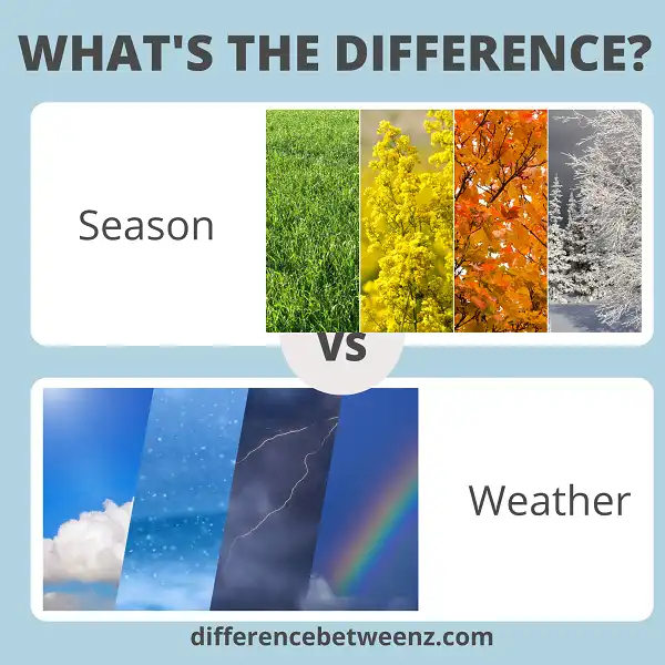 difference-between-season-and-weather-difference-betweenz