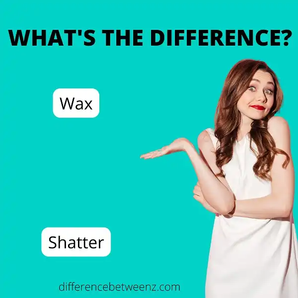 Difference between Wax and Shatter