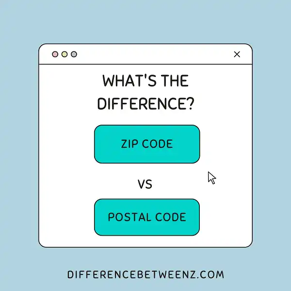 Difference between Zip Code and Postal Code