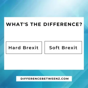 Difference between a Hard Brexit and Soft Brexit
