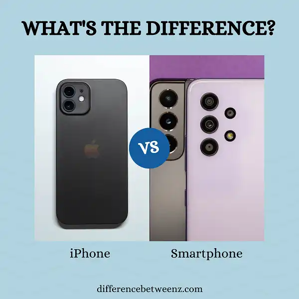 Difference between iPhone and Smartphone