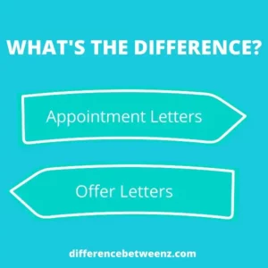 Differences between Appointment Letters and Offer Letters