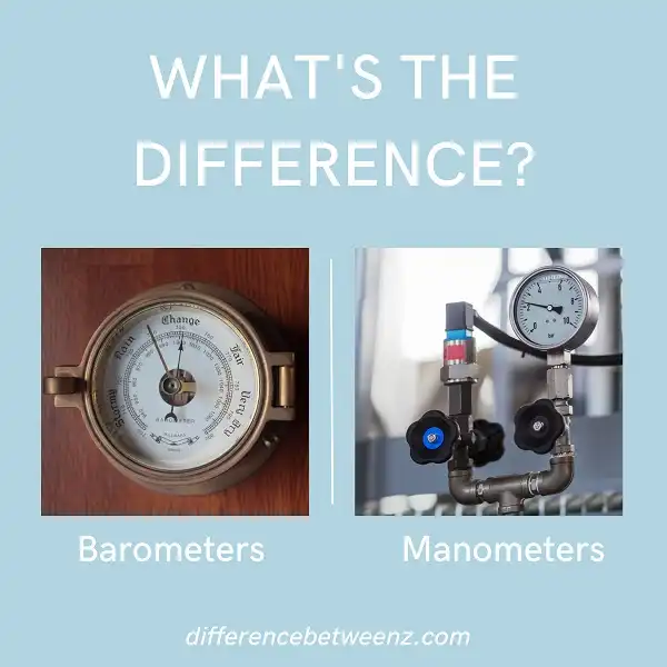 Differences between Barometers and Manometers