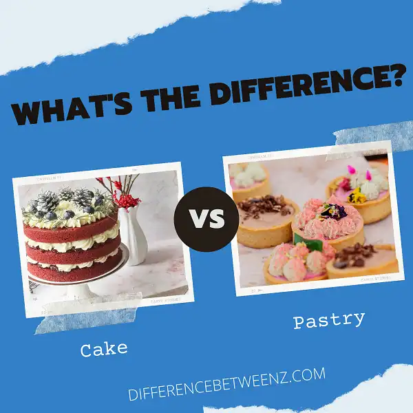 Differences between Cake and Pastry