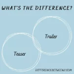 Differences between Teaser and Trailer