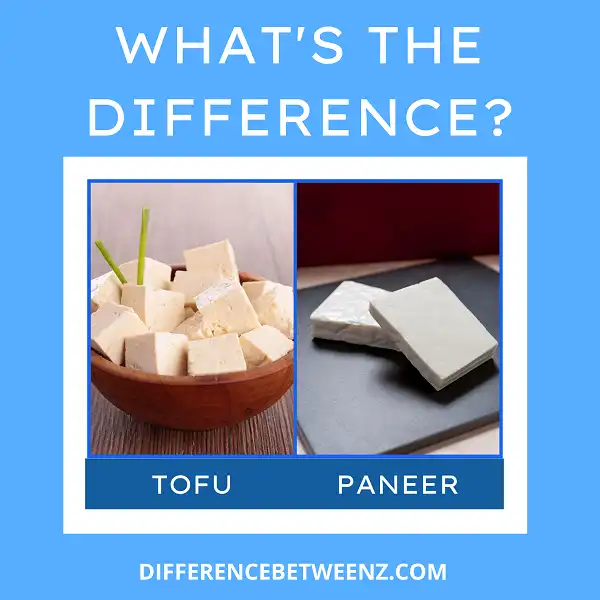 Differences between Tofu and Paneer
