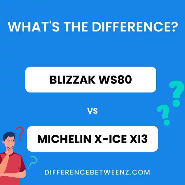 Difference Between Blizzak WS80 and Michelin X-Ice Xi3