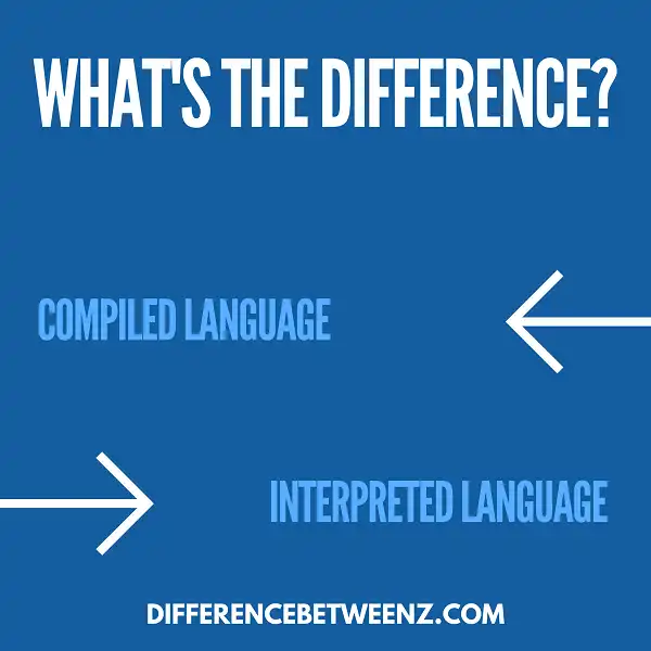 Difference between Compiled and Interpreted Language